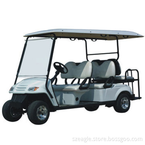 Electric Golf Carts, 6 Seats, CE-certified, with Flip-flop Seat